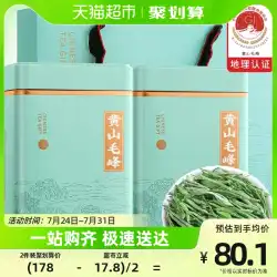 富明源茶 緑茶 黄山毛峰 250g2023 新茶 明前安徽特別三級春茶芽