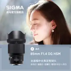 ソニーEマウント無金利シグマ Sigma 85mm F1.4 DG Art 高画質大口径ポートレートレンズ