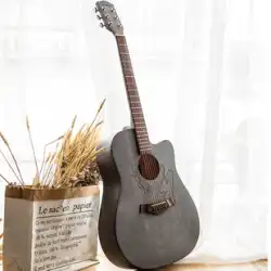 アンドリュー初心者フォークギター表面シングル 41 インチ女性のベニヤギター男子学生エントリー特別な電気ボックス楽器
