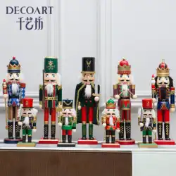 英国くるみ割り人形オルゴール飾り人形兵士王屋内クリエイティブホームリビングルームワインキャビネット装飾