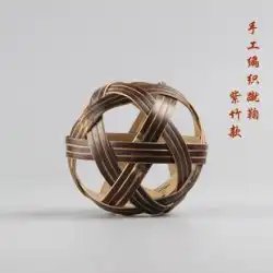 竹編み工芸品 Cuju ボール完成ディアボロボール手織りボールサポート古代サッカー小道具