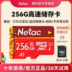 Netac 256G メモリカード P500 ドライブレコーダー C10/A1 監視カメラ高速 TF カード携帯電話 SD カード