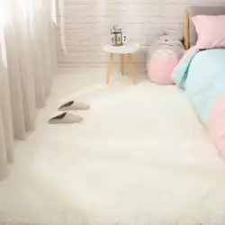 北欧イン風女の子白豪華な寝室のベッドサイドマットリビングルームのコーヒーテーブルカーペットカスタムフルカーペット