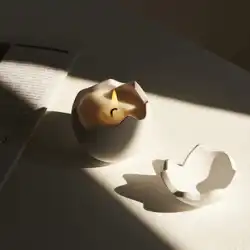 Chiya Yunfang 不規則な卵型アロマセラピーキャンドル寝室の植物エッセンシャルオイルオリジナルフレグランスハンドギフトボックス付きギフト