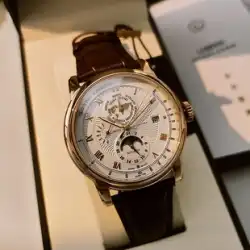 ロビニー 正規品 腕時計 メンズ 自動巻き 機械式時計 有名ブランド 防水 メンズ ブランド ビッグダイヤル トップテン