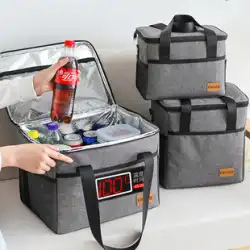 断熱袋ポータブル冷蔵庫バッグアルミ箔増粘断熱シーフードテイクアウト特別な大容量弁当袋ピクニックアイスバッグ