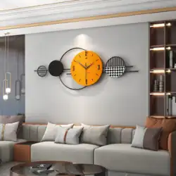 ライト高級時計壁掛け時計リビングルーム2022新しいモダンなミニマリストネットレッド雰囲気ホームレストラン装飾時計壁掛け