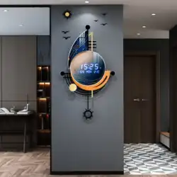 2023 新しい永久カレンダーネットレッド電子時計壁掛けリビングルームの装飾家の創造的な壁時計ファッション時計
