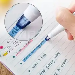 三菱双頭蛍光ペン PUS103T 透明日本ユニマーカーペンハンドアカウントキーマーカーペン学生シングル