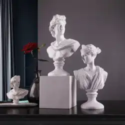 アポロ像装飾ヨーロッパ石膏のような家の装飾クリエイティブソフト装飾ウィンドウ衣料品店小道具装飾
