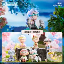ミミ桃の花季節ブラインドボックス新国風トレンディなおもちゃかわいい人形クリエイティブ誕生日ギフトコレクション装飾