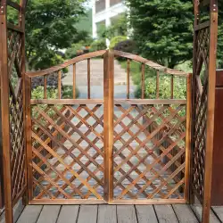 フェンス フェンス ゲート ガーデン 防食木製ゲート 中庭 ゲート ヤード 屋外 無垢材 フェンス ガードレール 小型ゲート メッシュゲート
