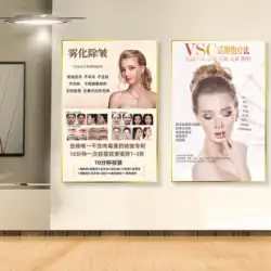 美容院マイクロ整形手術プロモーションポスター薄い顔シームレス二重まぶた広告ステッカー現代医療美容装飾絵画壁チャート