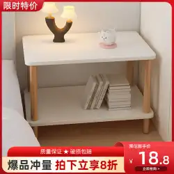 ベッドサイドテーブルソファサイドコーヒーテーブルホーム正方形テーブル寝室小さなアパートラックシンプルな賃貸住宅小さなテーブル