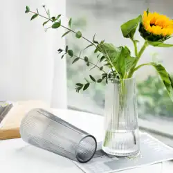 【3点セット】小さな花瓶 透明なドライフラワー 赤ちゃんの息がいっぱい 創造的な水耕栽培 グリーンディル 花瓶 装飾 リビングルーム フラワーアレンジメント ホーム