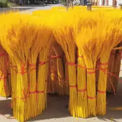 自然な黄金の小麦の穂ドライフラワー大麦の花束リビングルームの牧歌的な装飾オープニング稲穂飾り小道具工場直送