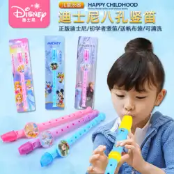ディズニー フルート 子供用 おもちゃ 楽器 笛 ホーン 赤ちゃんが吹ける 8穴リコーダー 8穴 初心者エントリー