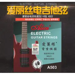 本物のアリスエレキギター弦 A503 エレキギター特別なセットの弦防錆 1/2/3 緩い弦 009 ギター弦