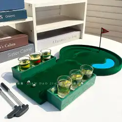 クリエイティブゴルフレジャーエンターテイメントピンボールゲーム飲酒家族パーティーおもちゃ小道具デスクトップエンターテイメントアーティファクト