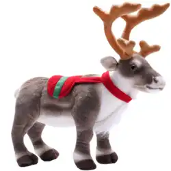 クリスマスヘラジカぬいぐるみトナカイ人形子鹿の縫いぐるみ人形クリスマスギフトサンタクロース枕