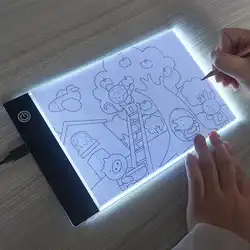 a3a4a5 コピーテーブルコピーボード LED プロのスケッチ透明書き込みアニメーション光透過ボード書道練習ダイヤモンド塗装発光ボード