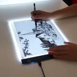 A4 A3 コピーテーブル LED 発光コピーボード透明ライティングテーブルダイヤモンド塗装ラビングボード学生コピーボードプログレード