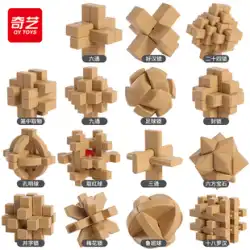 Qiyi Kongming ロック Luban ロックセット 知育玩具 大人 コンプリートセット 高難易度 小学生 子供の知育玩具