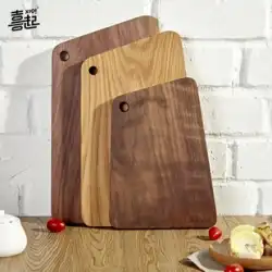 Xiqi ブラックウォールナット無垢材ホワイトオークまな板全木材まな板環境に優しいまな板丸太フルーツボードパントレイ
