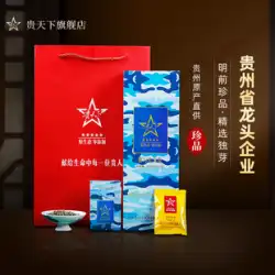 Guitianxia Tea 新茶 春茶 Mingqian Duyun Maojian Treasure 緑茶 ネイビー ブルー ギフトボックス 60g