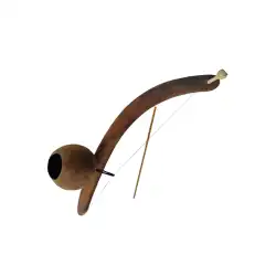 本物のドイツのブラジルの撥ベル波ビリンバウ手作り単弦楽器ニッチ楽器 Gopichand 高革