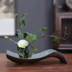 Jianshan 中国フラワーアレンジメント容器セラミック植木鉢 2021 新フラワーアレンジメント日本花プレート小さなオリジナルフローベース盆栽ポット